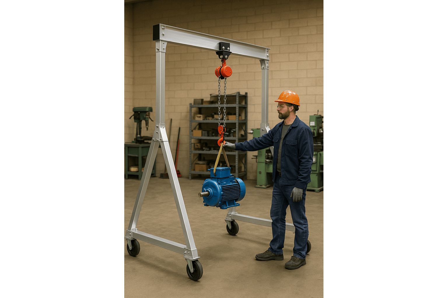 5 Ways Gantry Cranes Improve Workflow in Small Manufacturing Shops