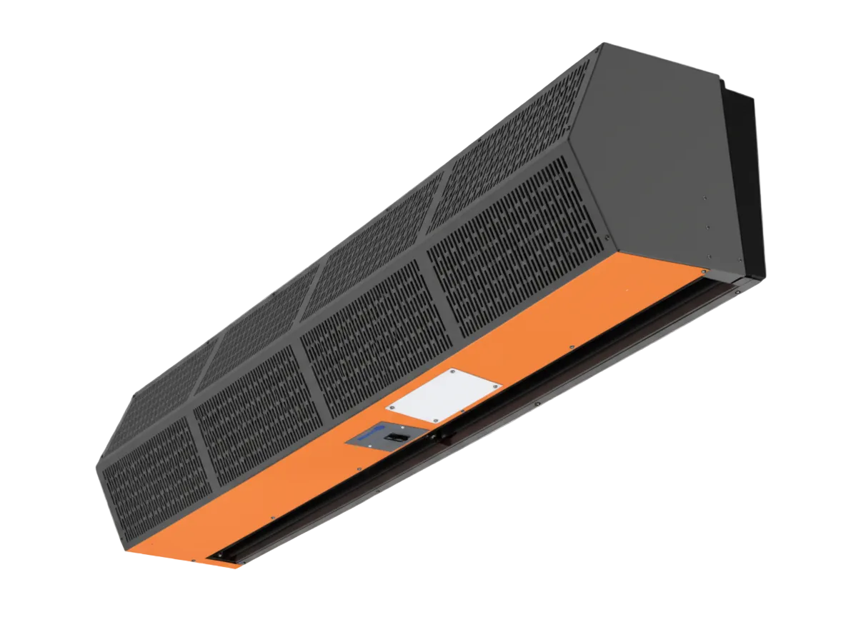 Industrial high-voltage air curtain with filter intake panel