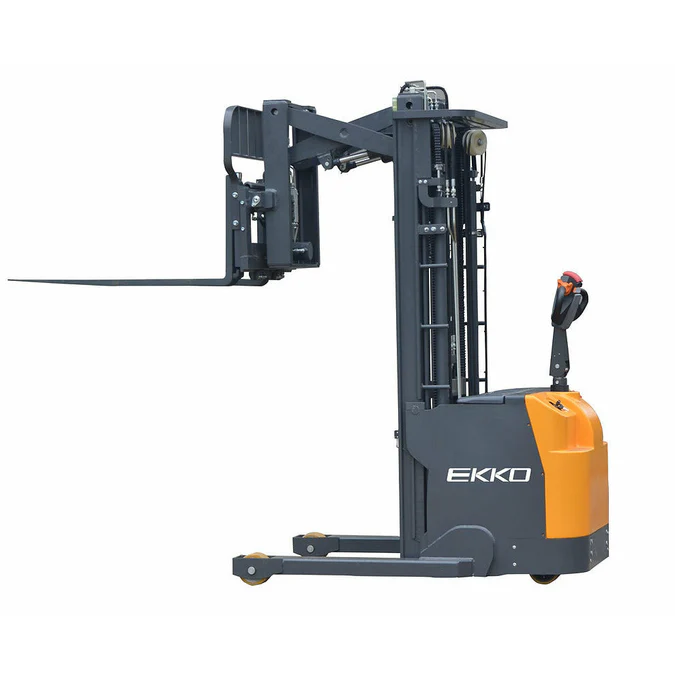 EKKO Lift ER15 Electric Reach Truck 3,300 lbs Capacity - 177" Height - Side Shift